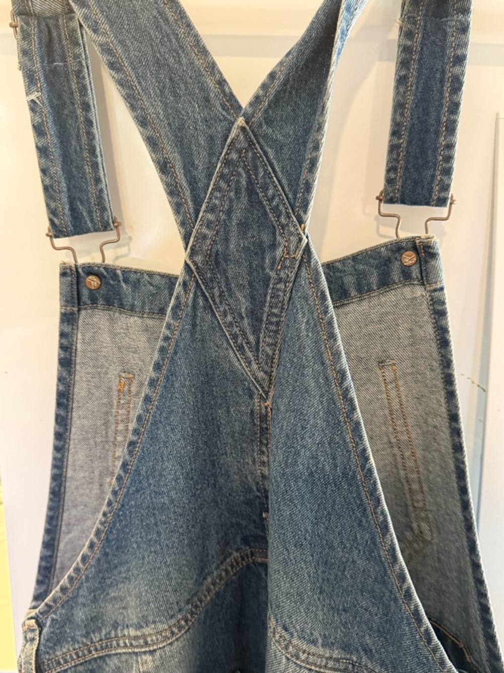 Free people denim jean overalls - Picture 8 of 11